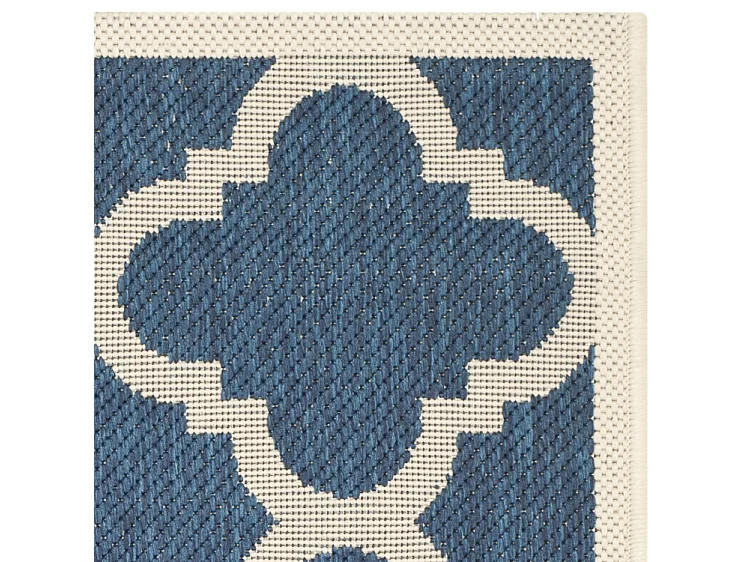 Tapis Bleu Marine/Neutre 201 X 290 cm - Jojo