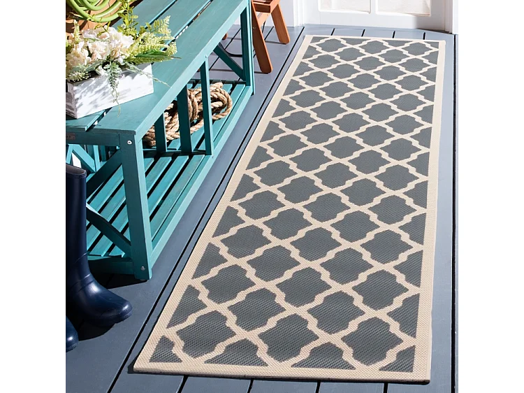 Tapis Gris/Neutre 69 X 244 cm - Samanna