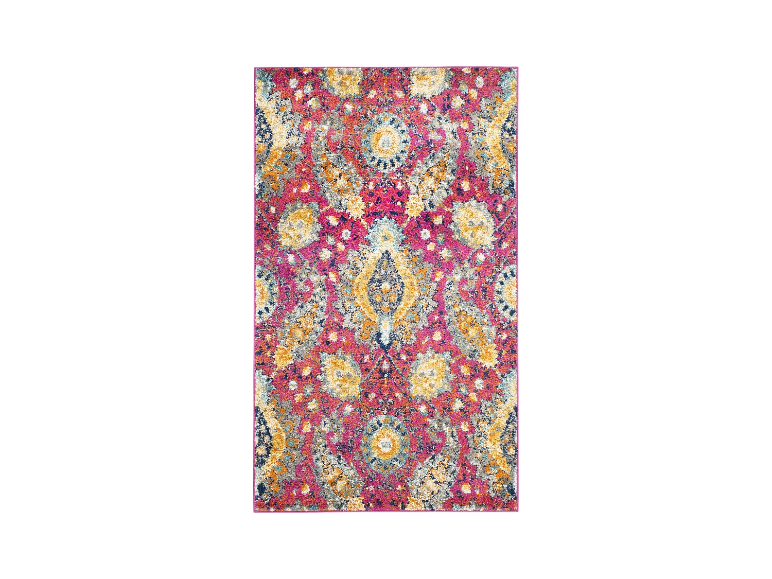 Tapis Rose/Neutre 91 X 152 cm - Mischa