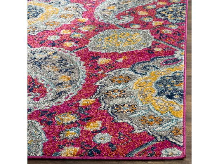Tapis Rose/Neutre 91 X 152 cm - Mischa