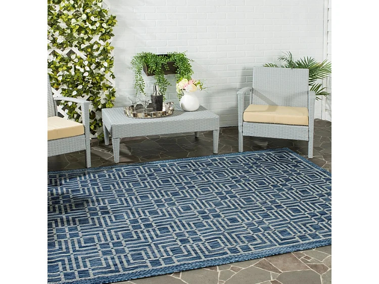 Tapis Bleu Marine/Gris 160 X 231 cm - Nantucket