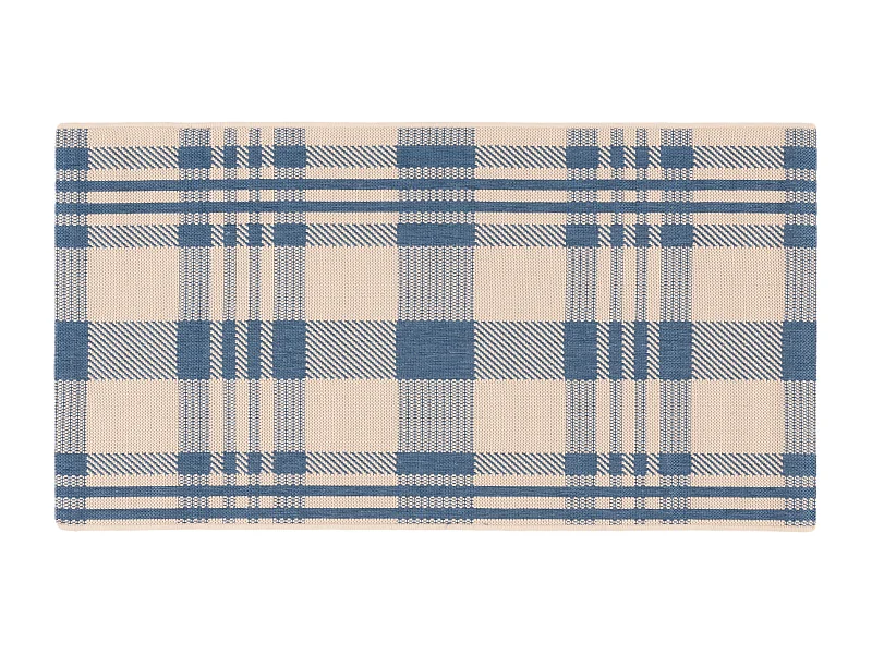 Tapis Neutre/Bleu 122 X 170 cm - Mendez