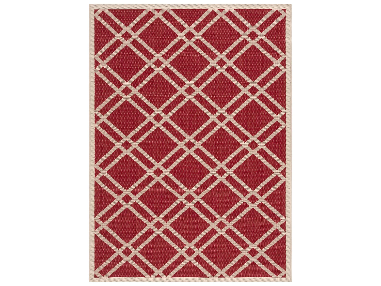 Tapis Rouge/Neutre 160 X 231 cm - Thalia