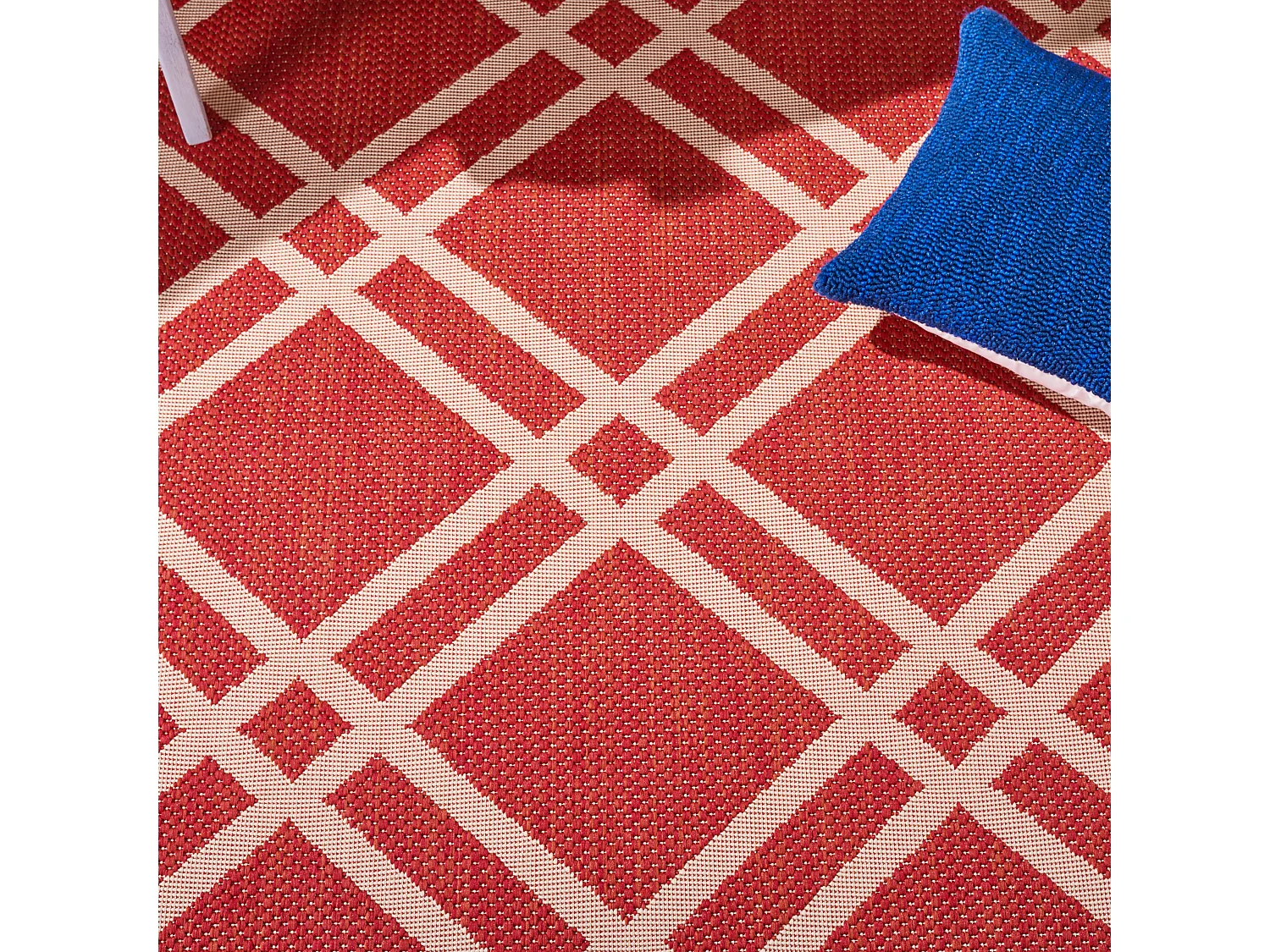 Tapis Rouge/Neutre 160 X 231 cm - Thalia