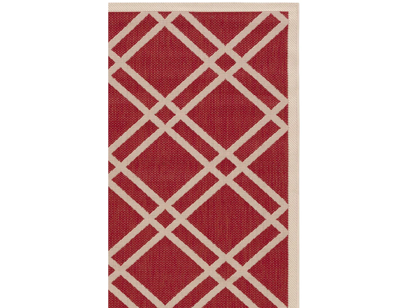 Tapis Rouge/Neutre 160 X 231 cm - Thalia