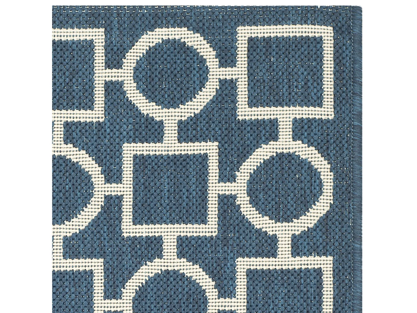 Tapis Bleu Marine/Neutre 160 X 231 cm - Capri