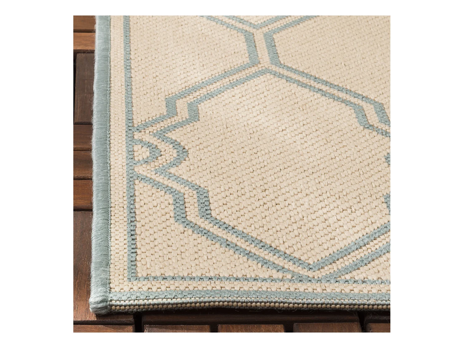 Tapis Bleu/Neutre 79 X 152 cm - Nerano
