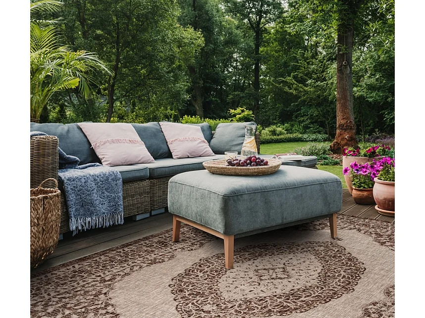 Tapis Neutre/Marron 122 X 170 cm - Amira