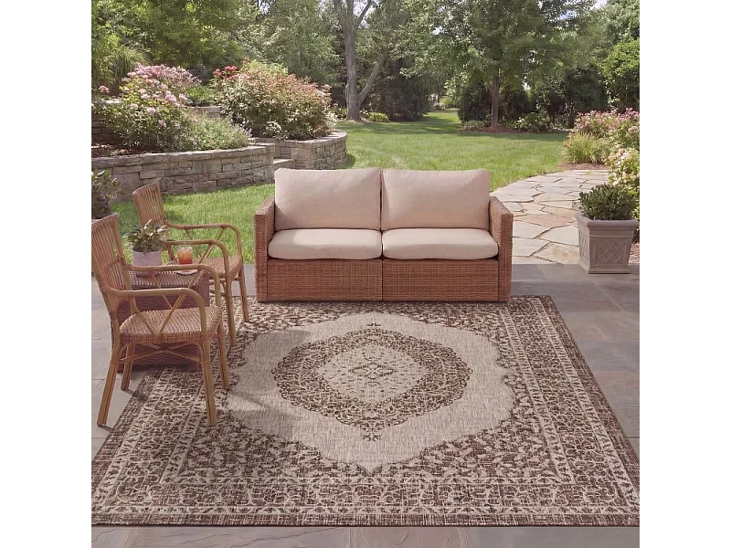 Tapis Neutre/Marron 122 X 170 cm - Amira