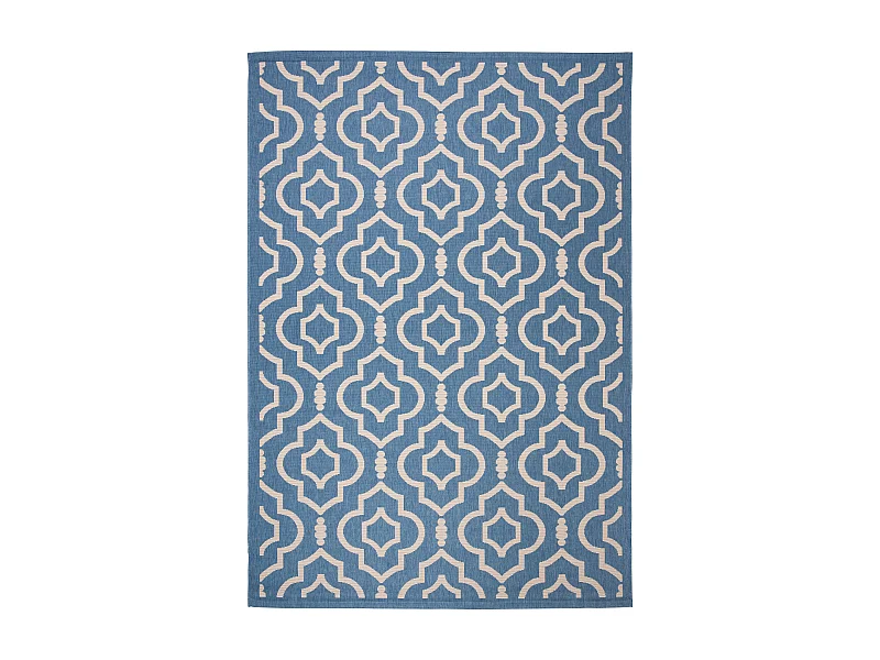 Tapis Bleu/Neutre 201 X 290 cm - Mykonos