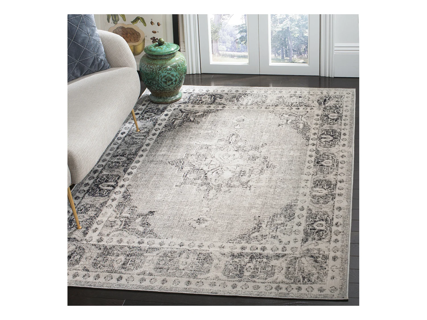 Tapis Gris/Neutre 155 X 229 cm - Jaycee