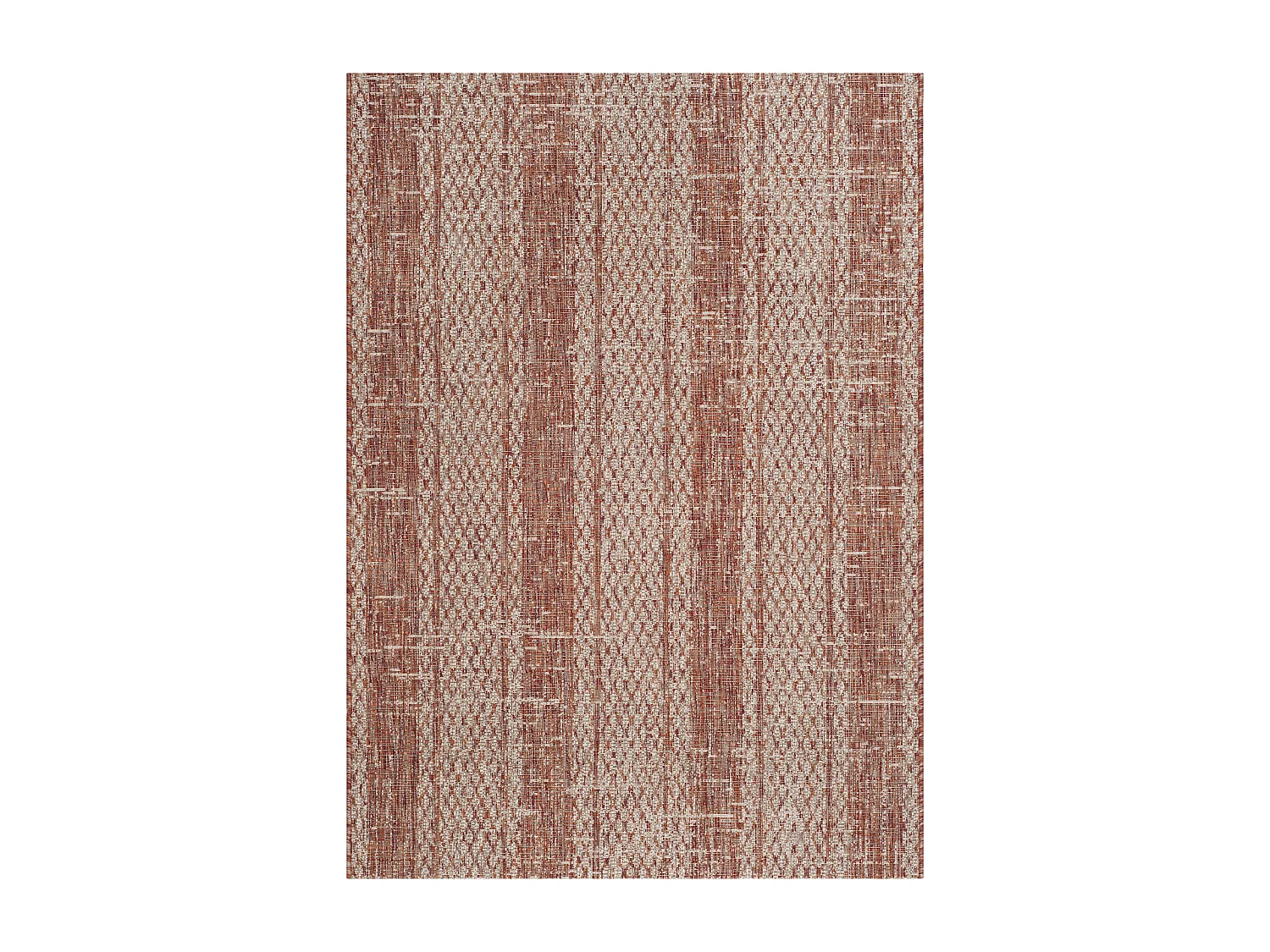 Tapis Neutre/Orange 122 X 170 cm - Rafal