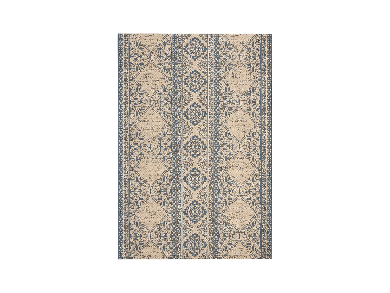 Tapis Bleu/Neutre 122 X 183 cm - Borano