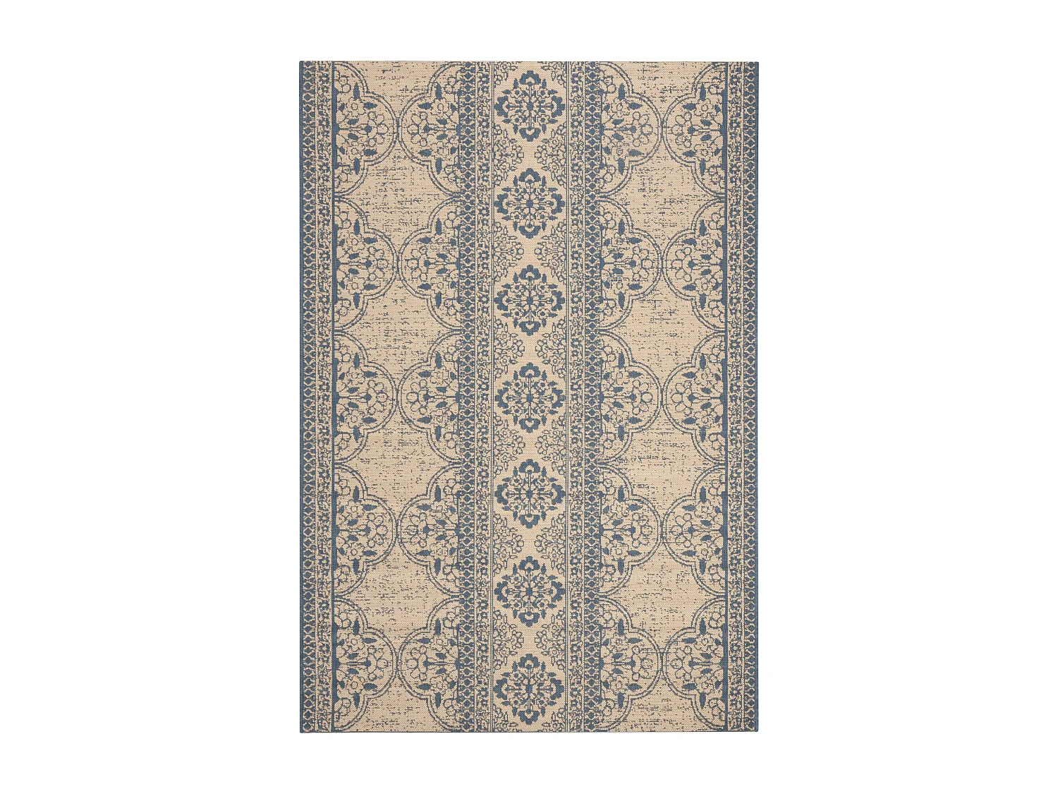 Tapis Bleu/Neutre 122 X 183 cm - Borano