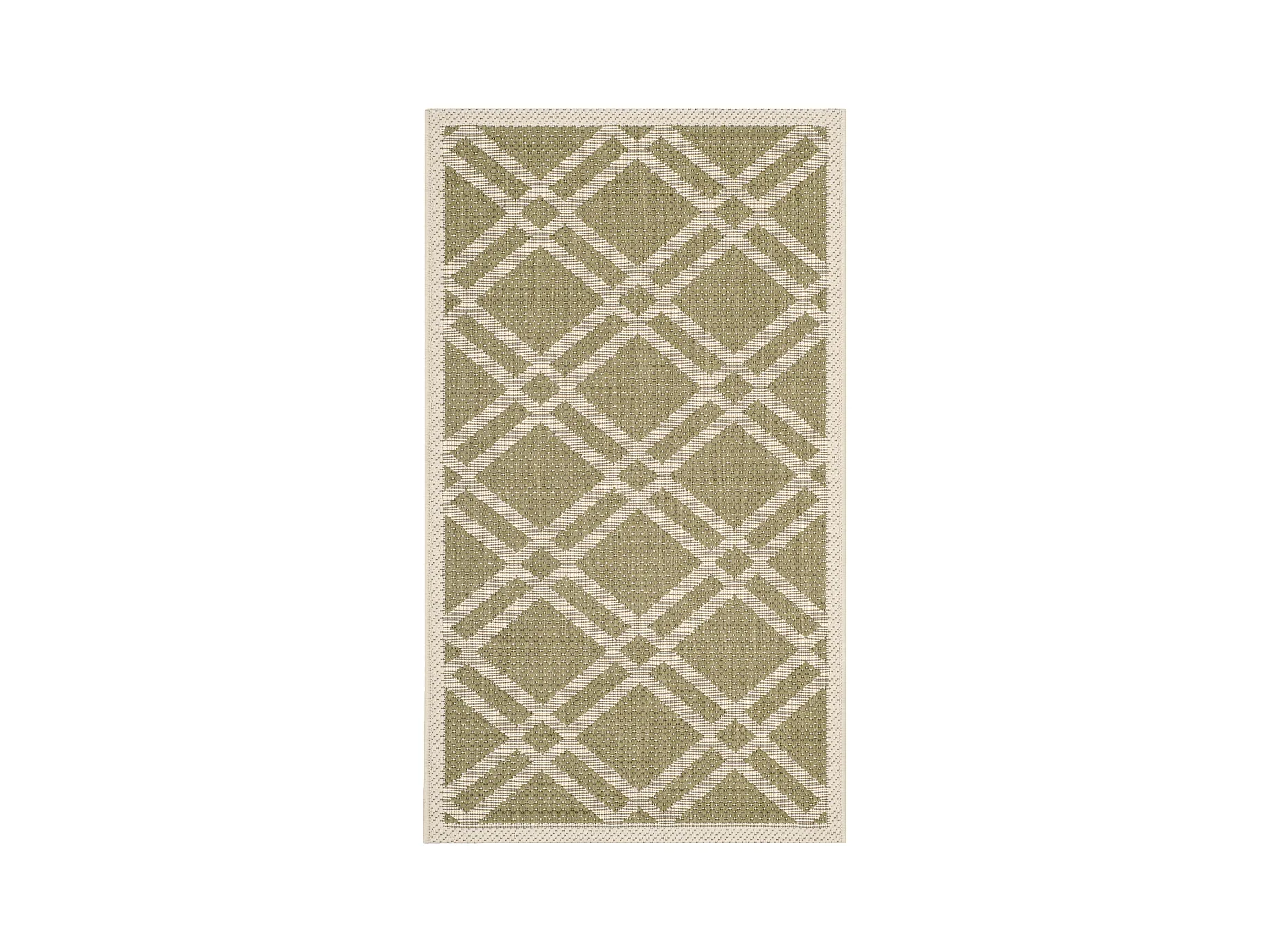 Tapis Vert/Neutre 61 X 109 cm - Thalia