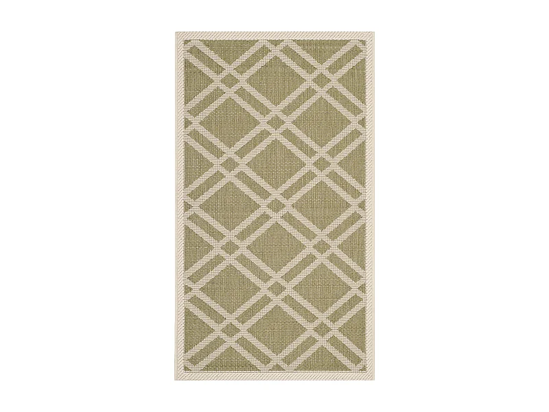Tapis Vert/Neutre 61 X 109 cm - Thalia