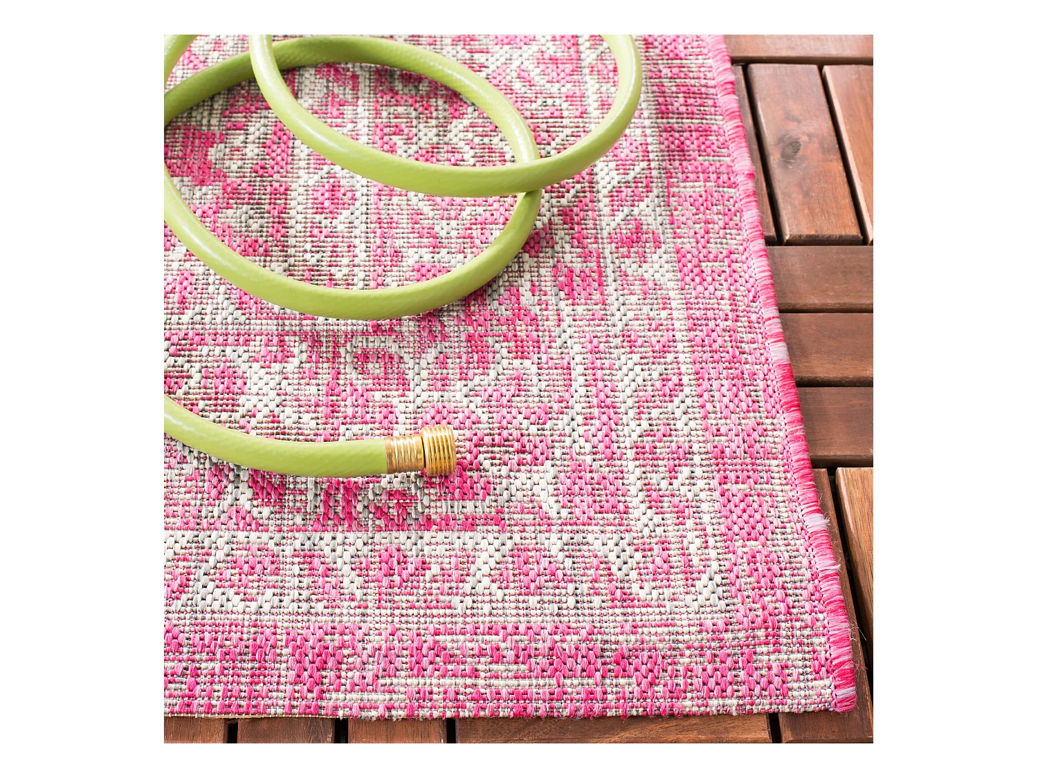 Tapis Gris/Rose 79 X 152 cm - Amira