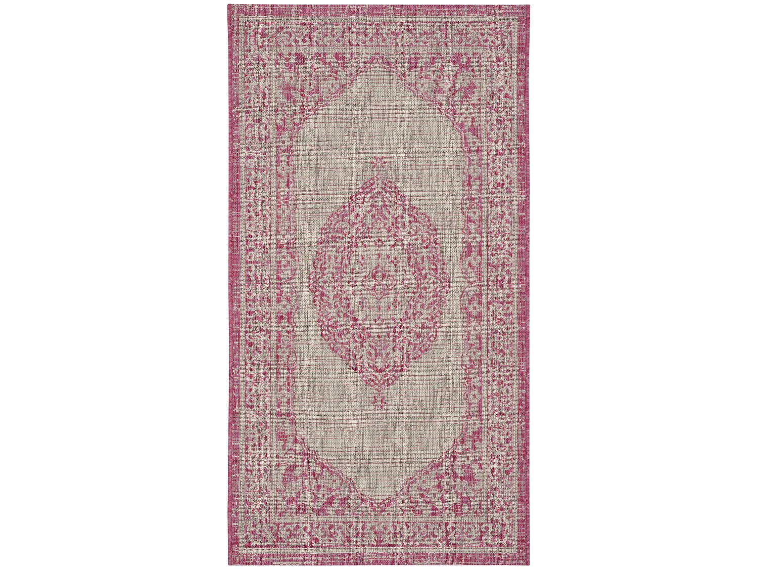 Tapis Gris/Rose 79 X 152 cm - Amira