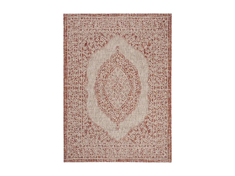 Tapis Neutre/Orange 122 X 170 cm - Amira