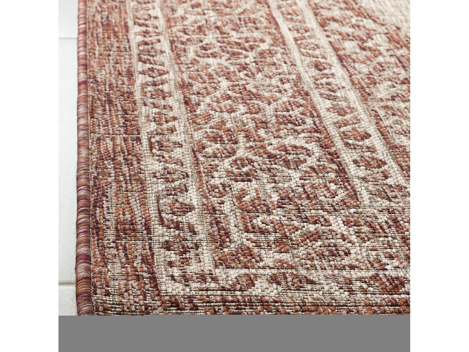 Tapis Neutre/Orange 122 X 170 cm - Amira