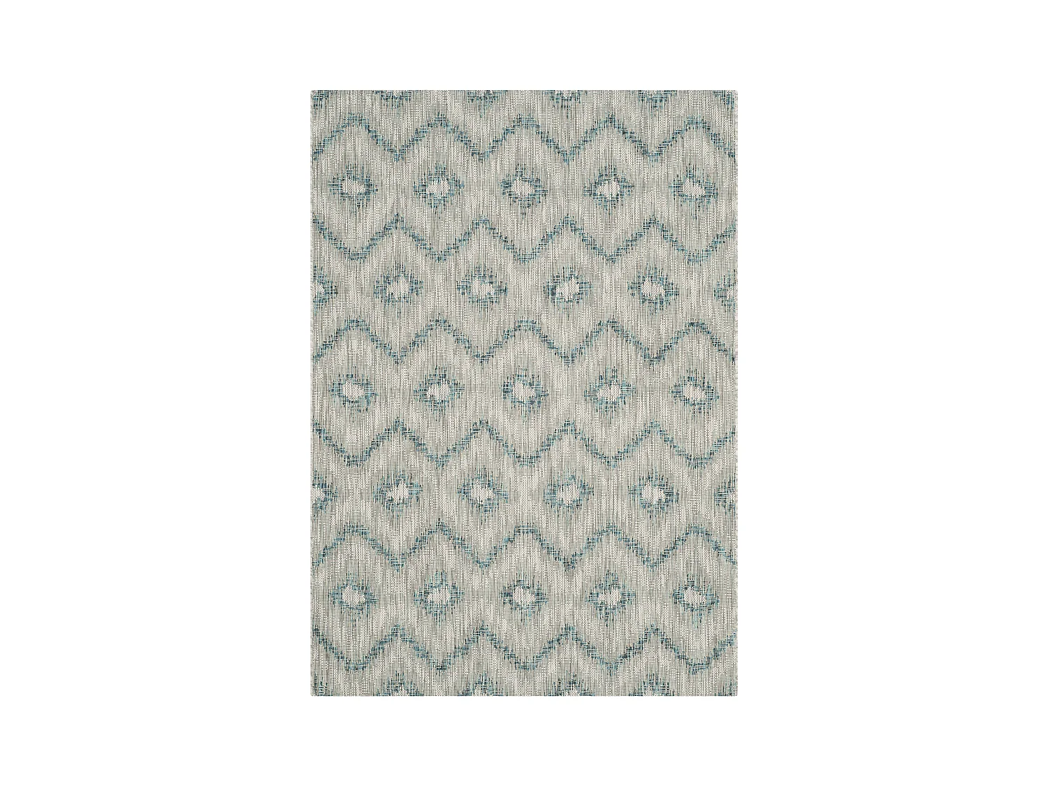 Tapis Gris/Bleu 122 X 170 cm - Thais
