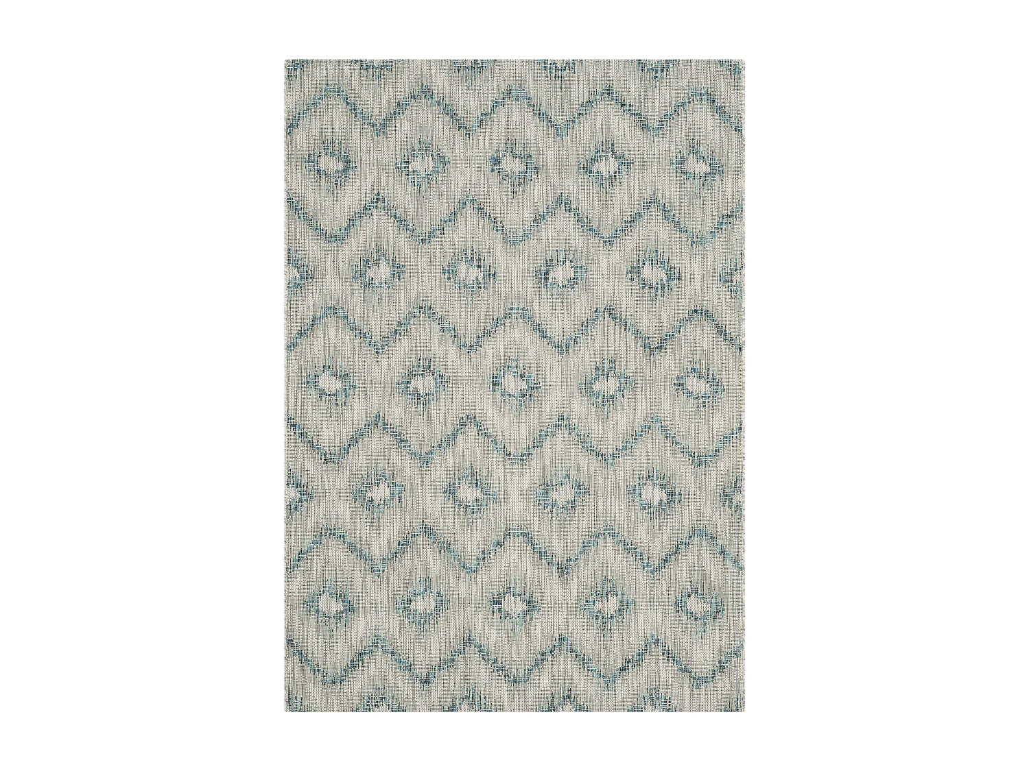 Tapis Gris/Bleu 122 X 170 cm - Thais