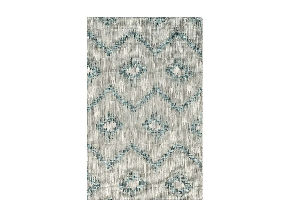 Tapis Gris/Bleu 122 X 170 cm - Thais