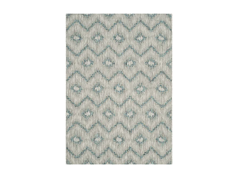 Tapis Gris/Bleu 122 X 170 cm - Thais