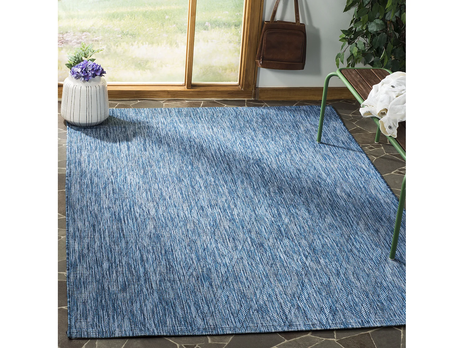Tapis Bleu Marine 201 X 290 cm - Clementine