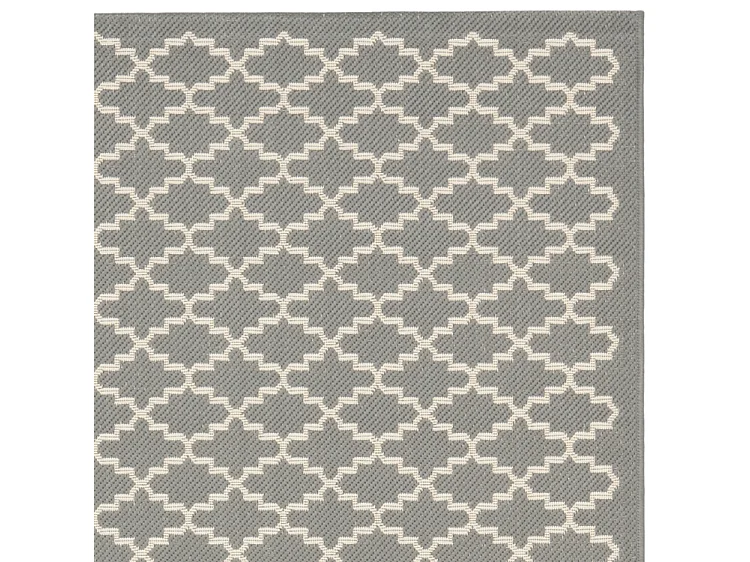 Tapis Gris/Neutre 79 X 152 cm - Zinnia