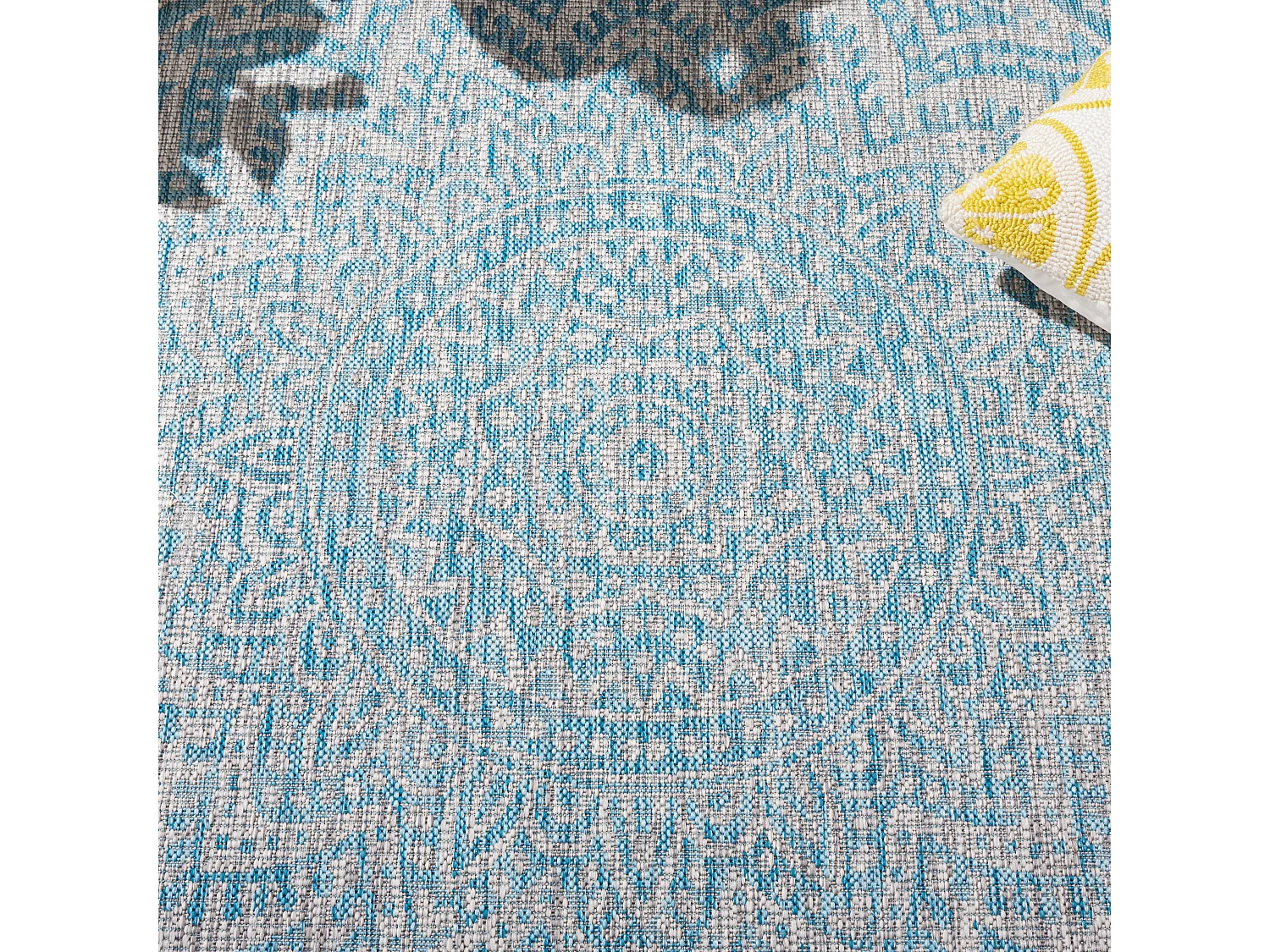 Tapis Gris/Bleu 160 X 231 cm - Kalene