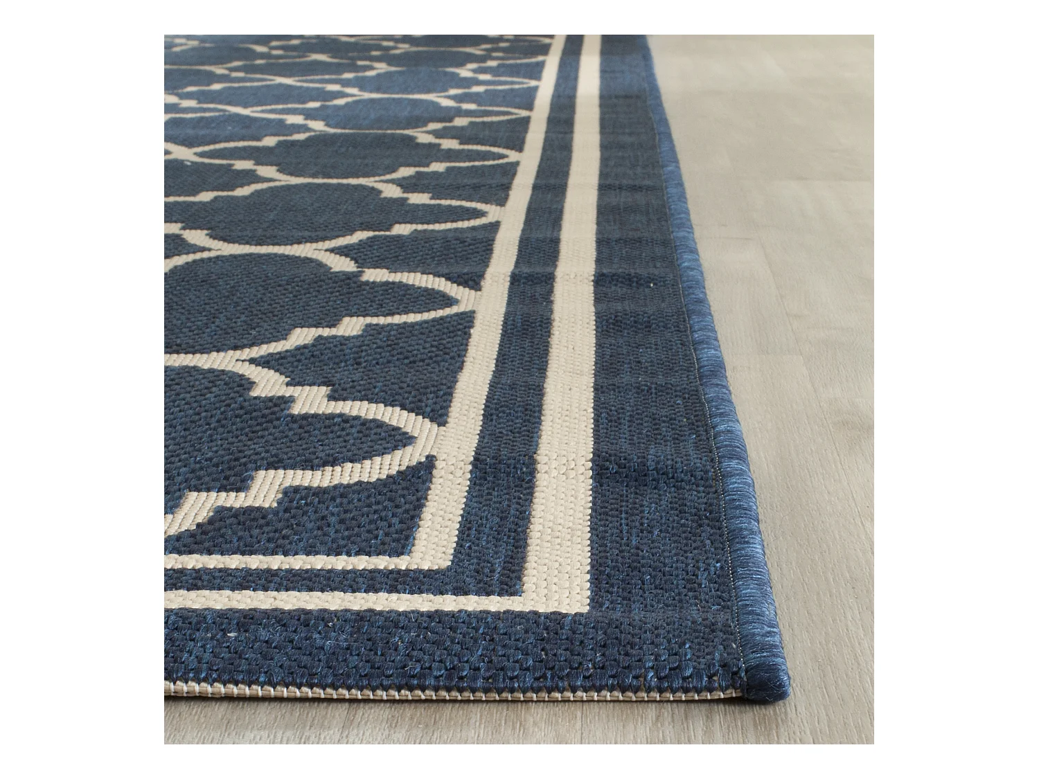 Tapis Bleu Marine/Neutre 160 X 231 cm - Bleeker