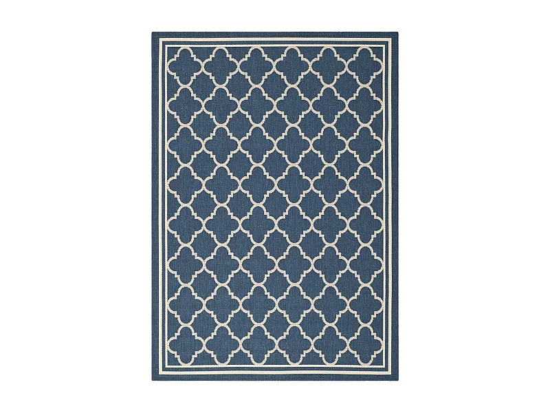 Tapis Bleu Marine/Neutre 160 X 231 cm - Bleeker