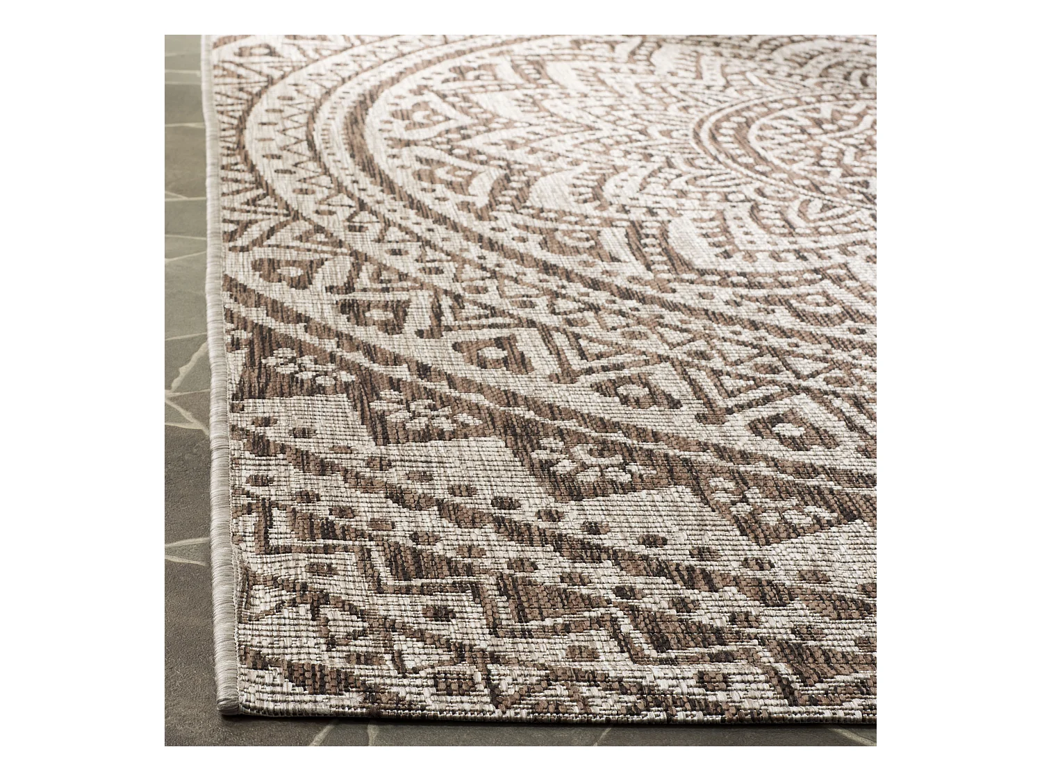 Tapis Neutre/Marron 122 X 170 cm - Kalene