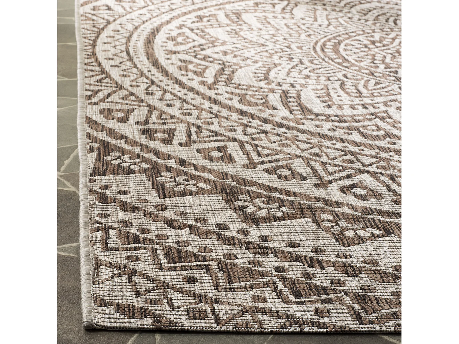 Tapis Neutre/Marron 122 X 170 cm - Kalene
