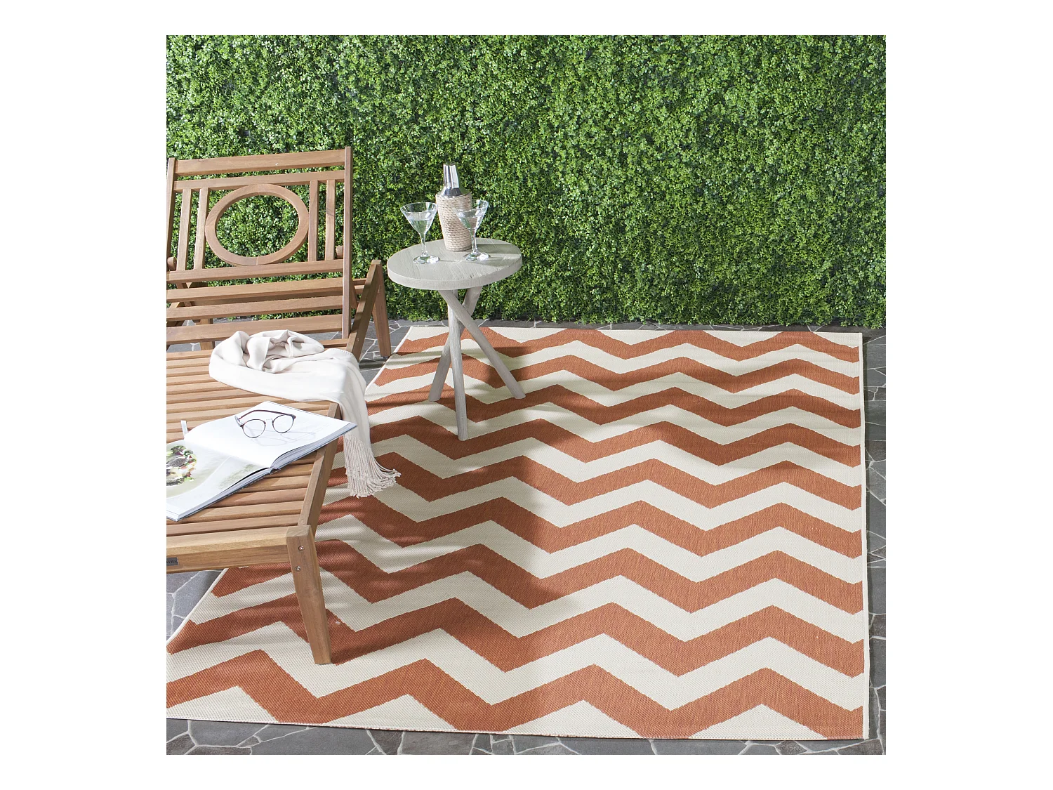 Tapis Orange/Neutre 201 X 290 cm - Chelsea