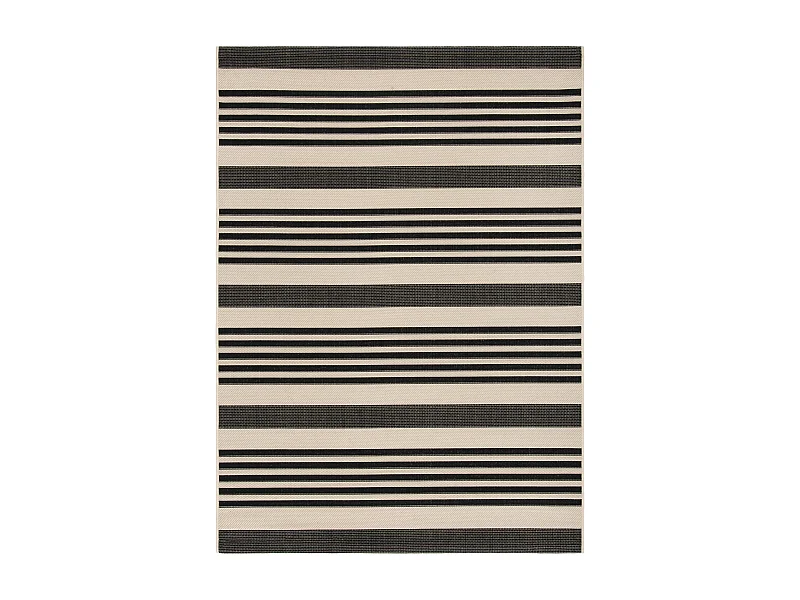 Tapis Noir/Neutre 201 X 290 cm - Gemma