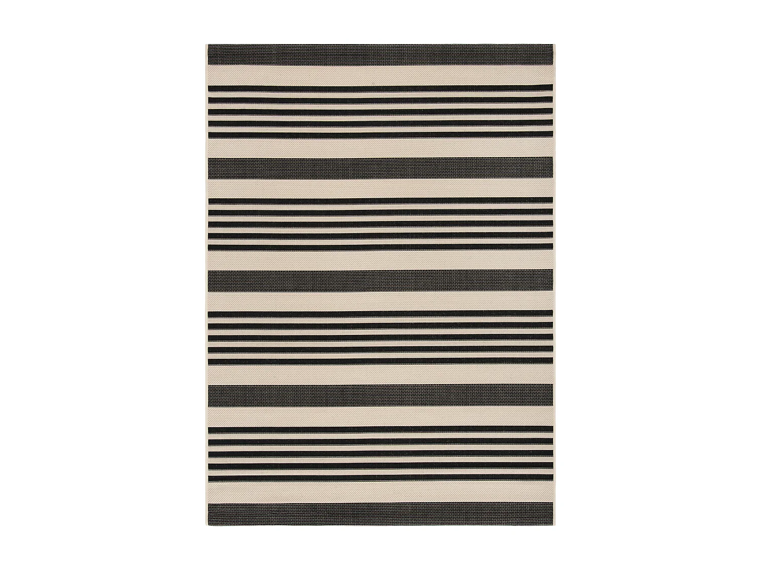 Tapis Noir/Neutre 201 X 290 cm - Gemma