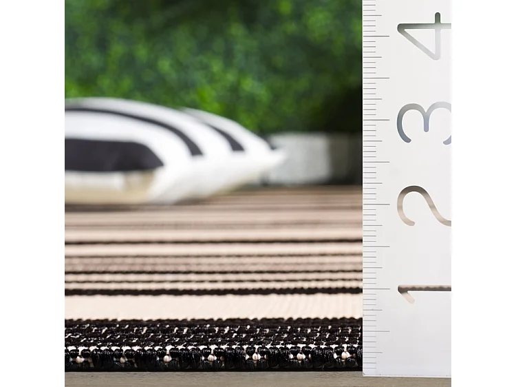 Tapis Noir/Os 201 x 290 cm - Gemma