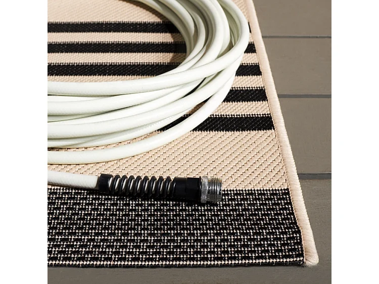 Tapis Noir/Os 201 x 290 cm - Gemma
