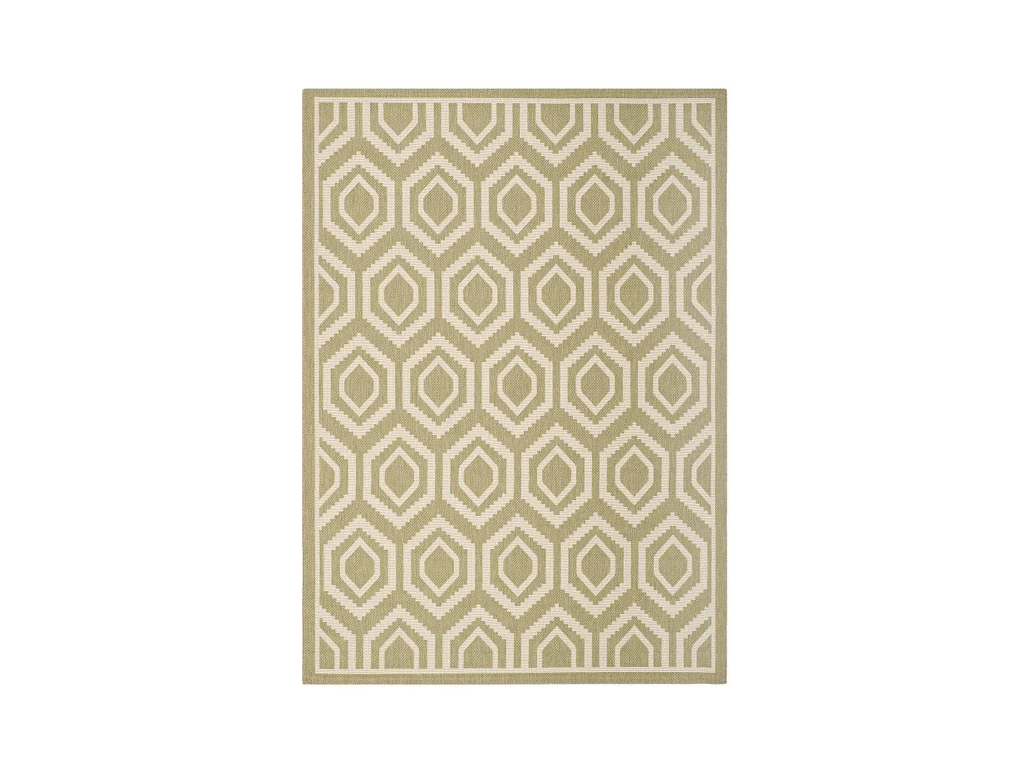 Tapis Vert/Neutre 160 X 231 cm - Zariah