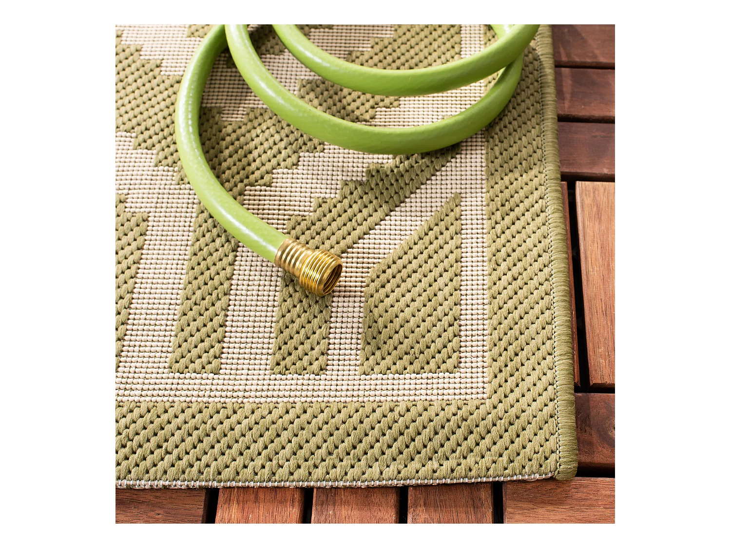 Tapis Vert/Neutre 160 X 231 cm - Zariah