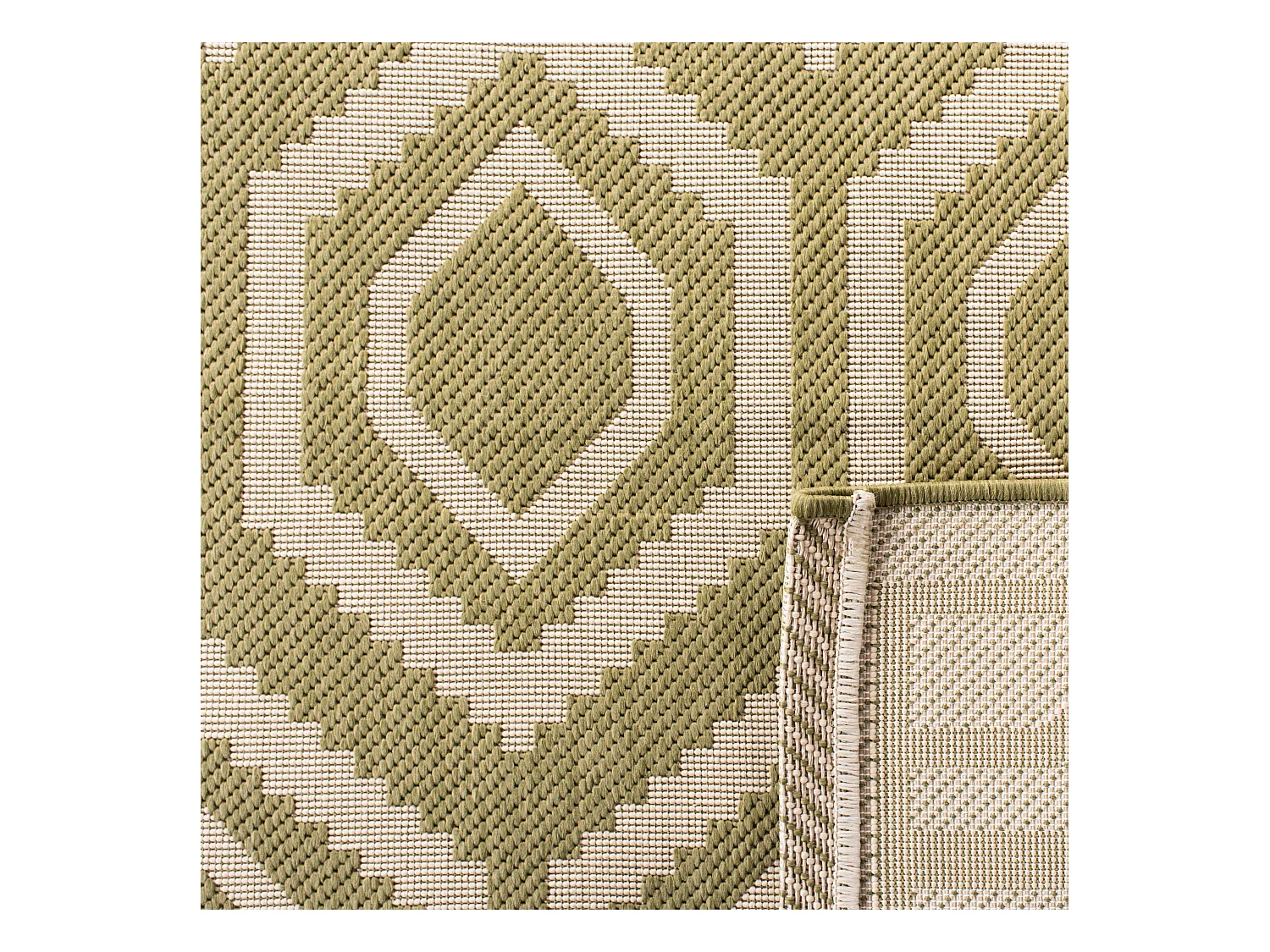 Tapis Vert/Neutre 160 X 231 cm - Zariah