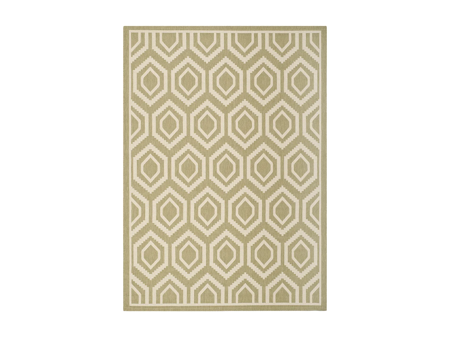 Tapis Vert/Neutre 160 X 231 cm - Zariah