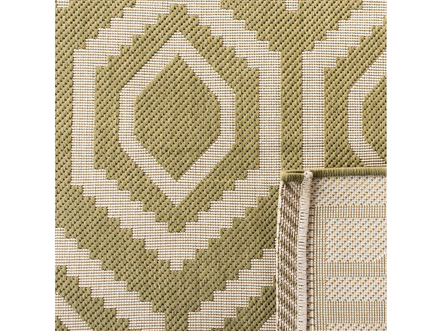 Tapis Vert/Neutre 160 X 231 cm - Zariah