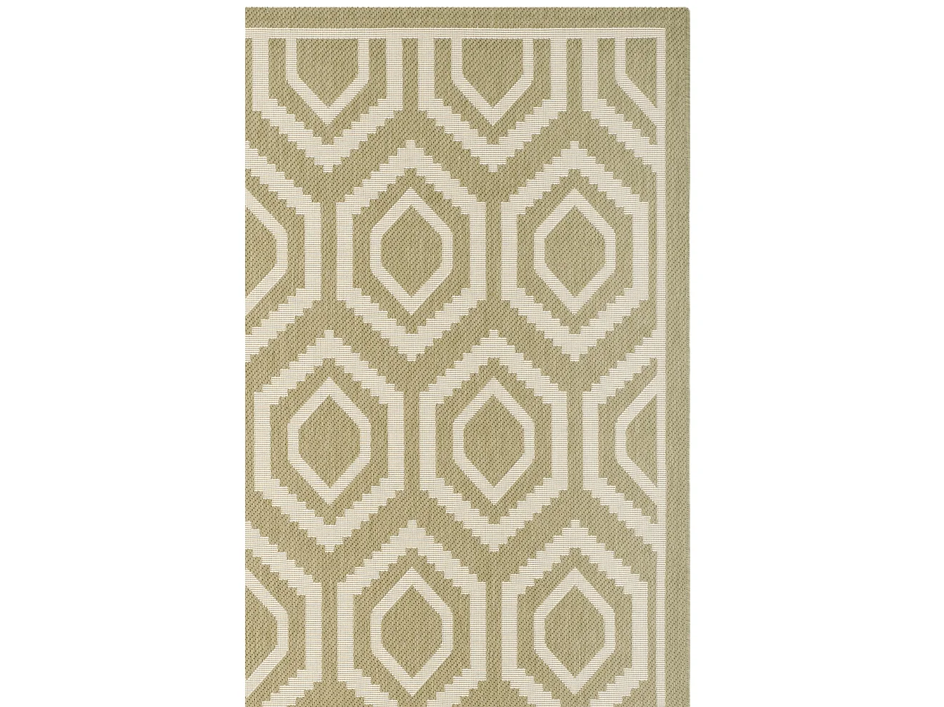 Tapis Vert/Neutre 160 X 231 cm - Zariah