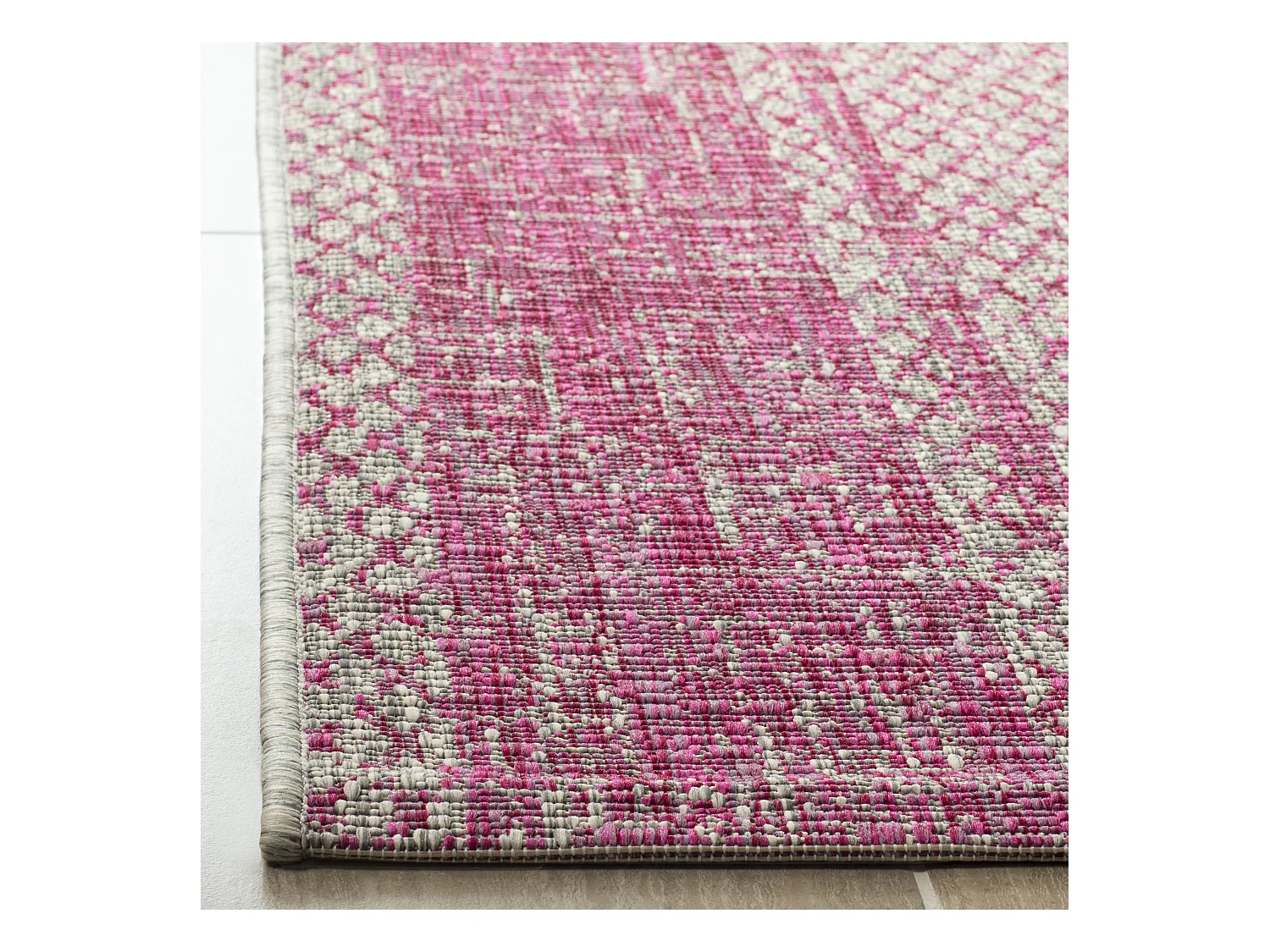 Tapis Gris/Rose 122 X 170 cm - Rafal