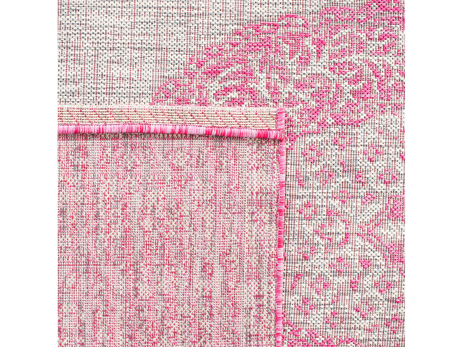 Tapis Gris/Rose 122 X 170 cm - Amira
