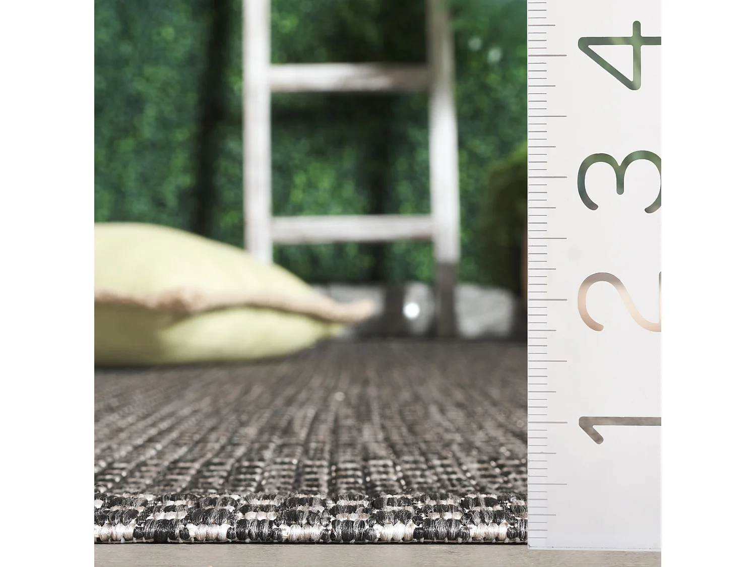 Tapis Noir/Neutre 79 X 152 cm - Daphne