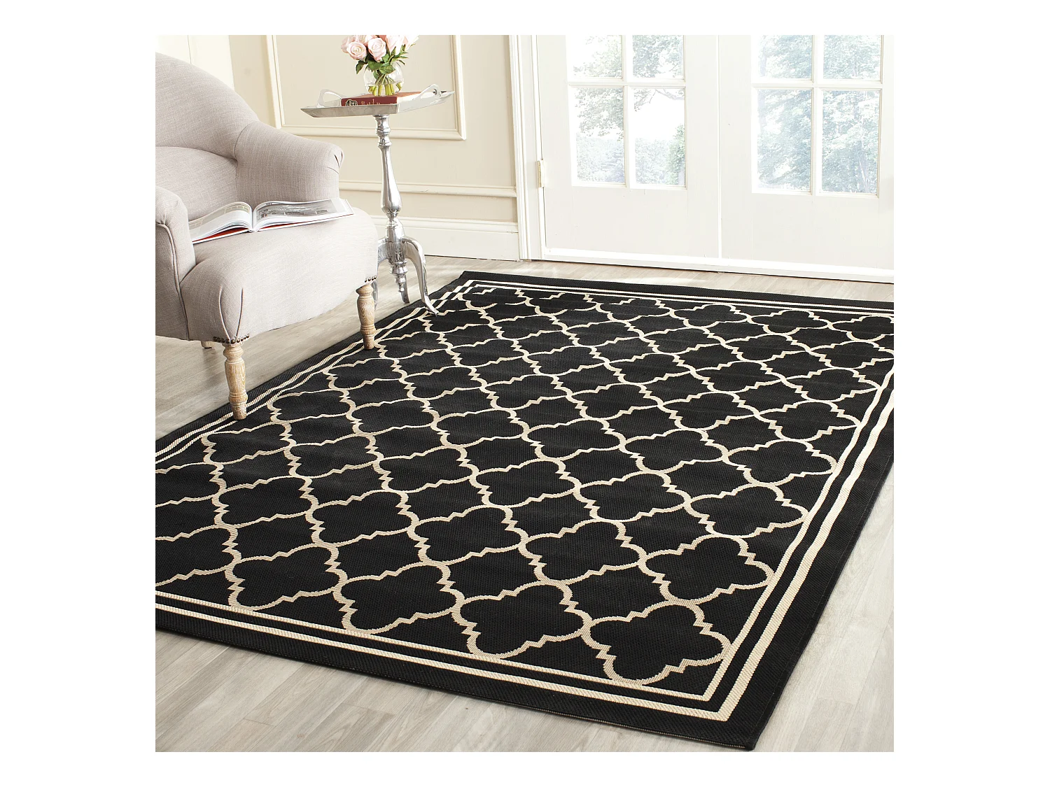 Tapis Noir/Neutre 160 X 231 cm - Bleeker